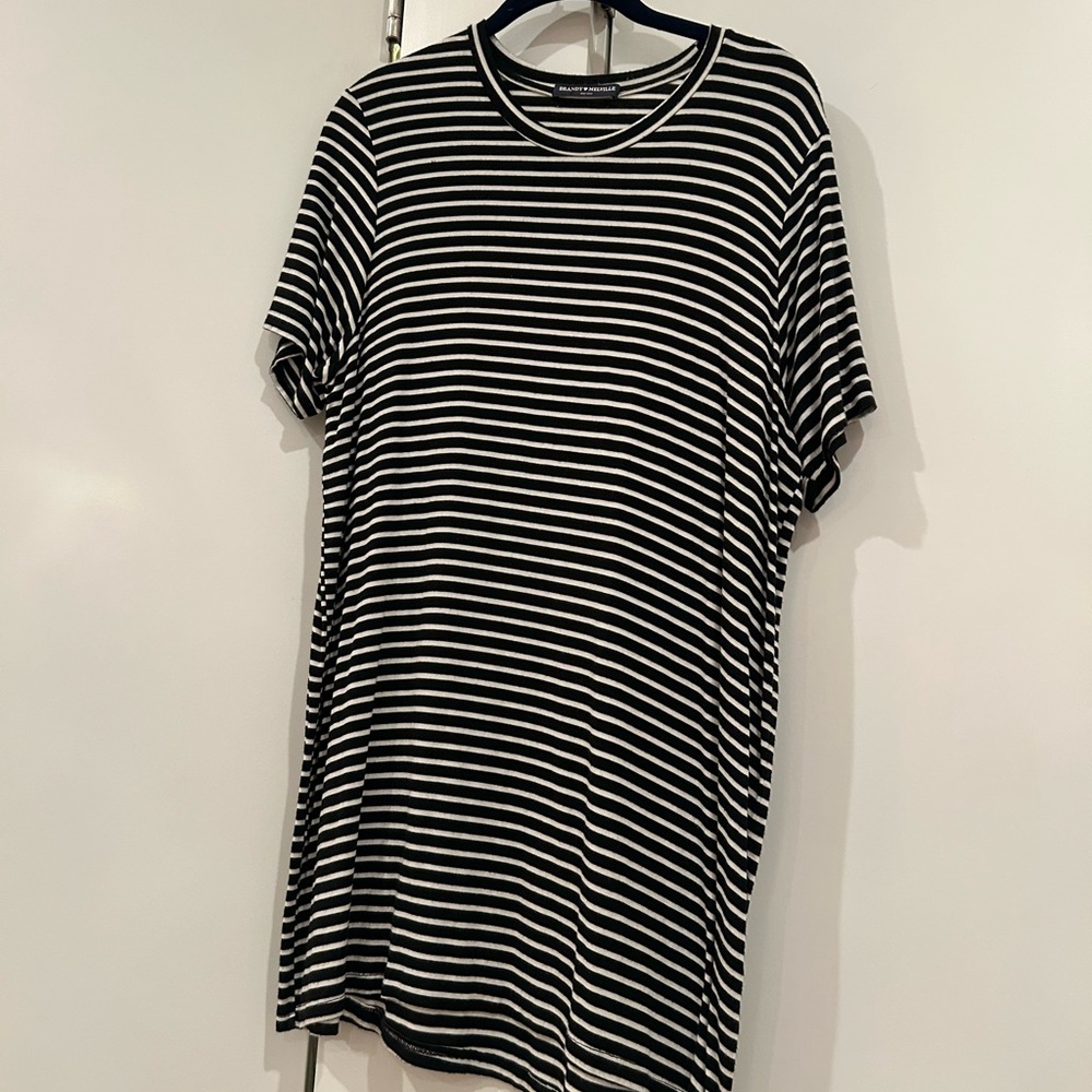 Brandy Melville Striped Tshirt Dress